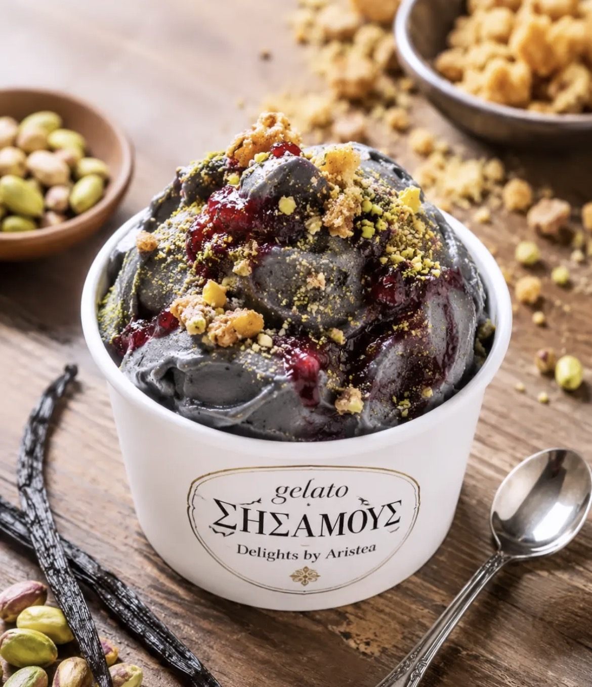 Vegan ice cream at Delights by Aristea